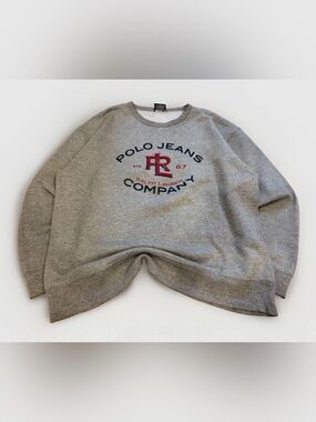 Vintage Polo Jeans Company Crewneck Sweatshirt Size Large Y2K Ralph Lauren